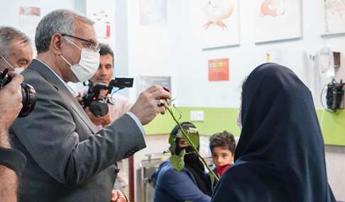 بازدید وزیر بهداشت از بیمارستان لقمان حکیم و شهدای تجریش